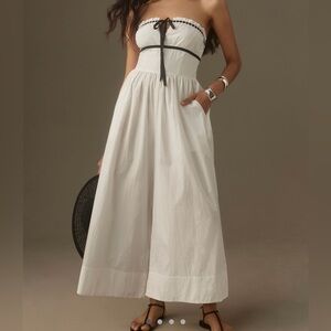 Maeve Bustier Strapless Jumpsuit